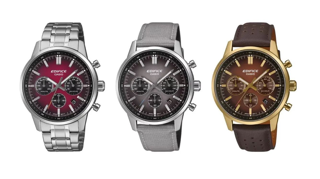 Casio Expands Availability of Slim-Bezel Edifice Watches Across Europe