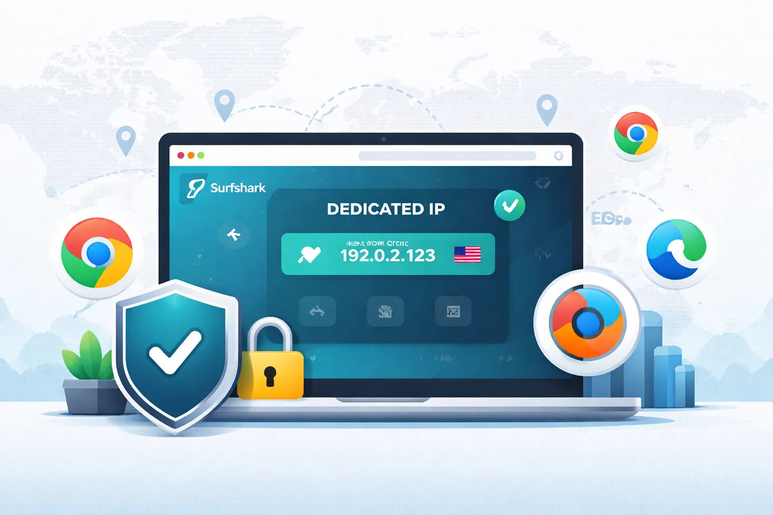 You can now get a Dedicated IP on Surfshark’s browser extension