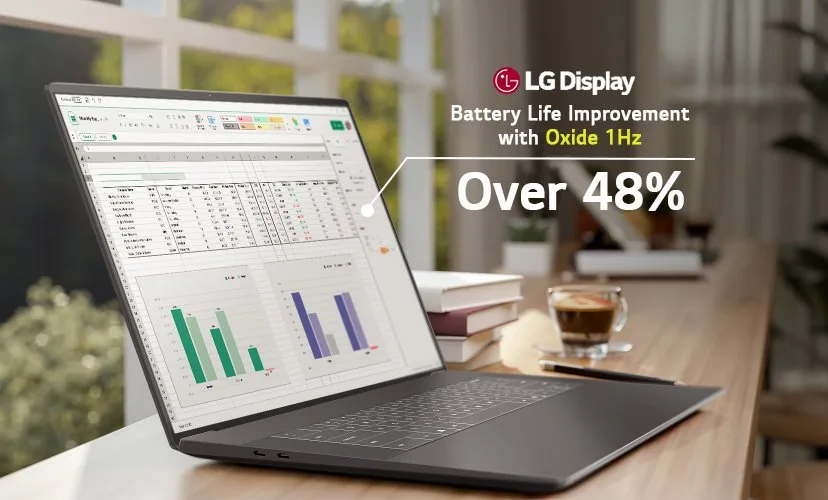 LG and BOE push ultra-efficient laptop displays with 1–120Hz refresh rates