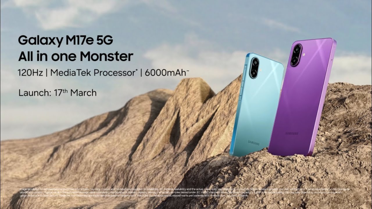 Samsung Galaxy M17e Arrives as a Budget 5G Phone with Huge 6,000mAh Battery