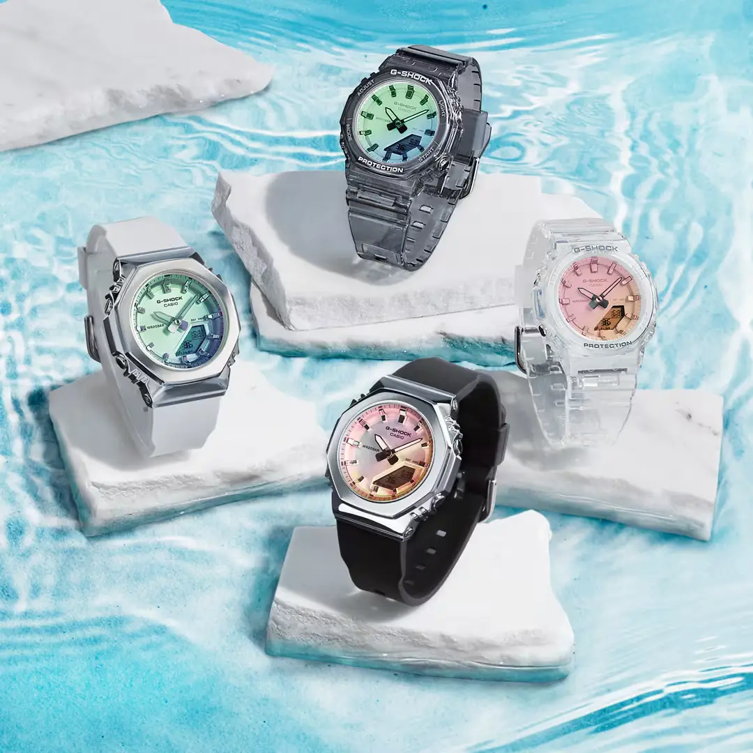 Casio unveils new G-Shock lineup with color-shifting polarized glass