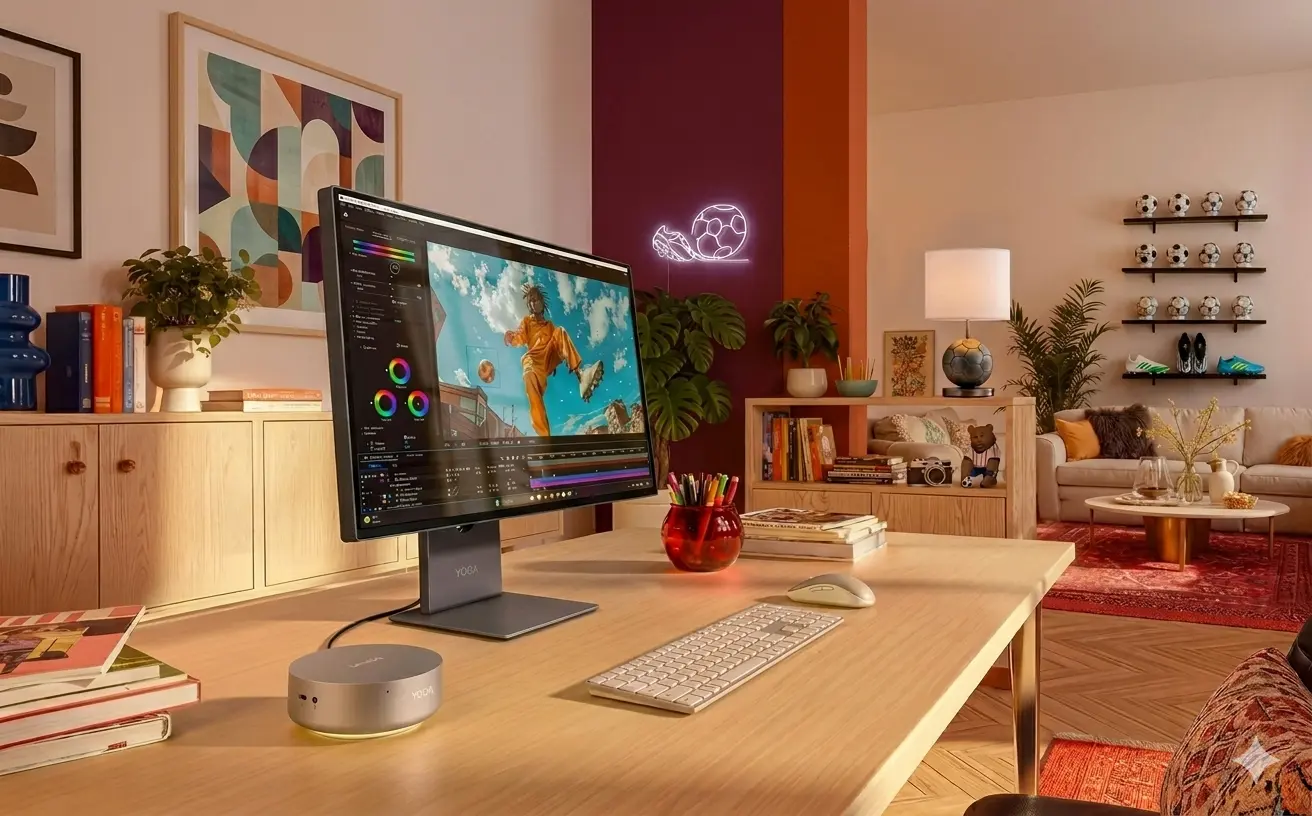 Lenovo Yoga Mini i Gen 11 launches with Core Ultra chips and unique circular design