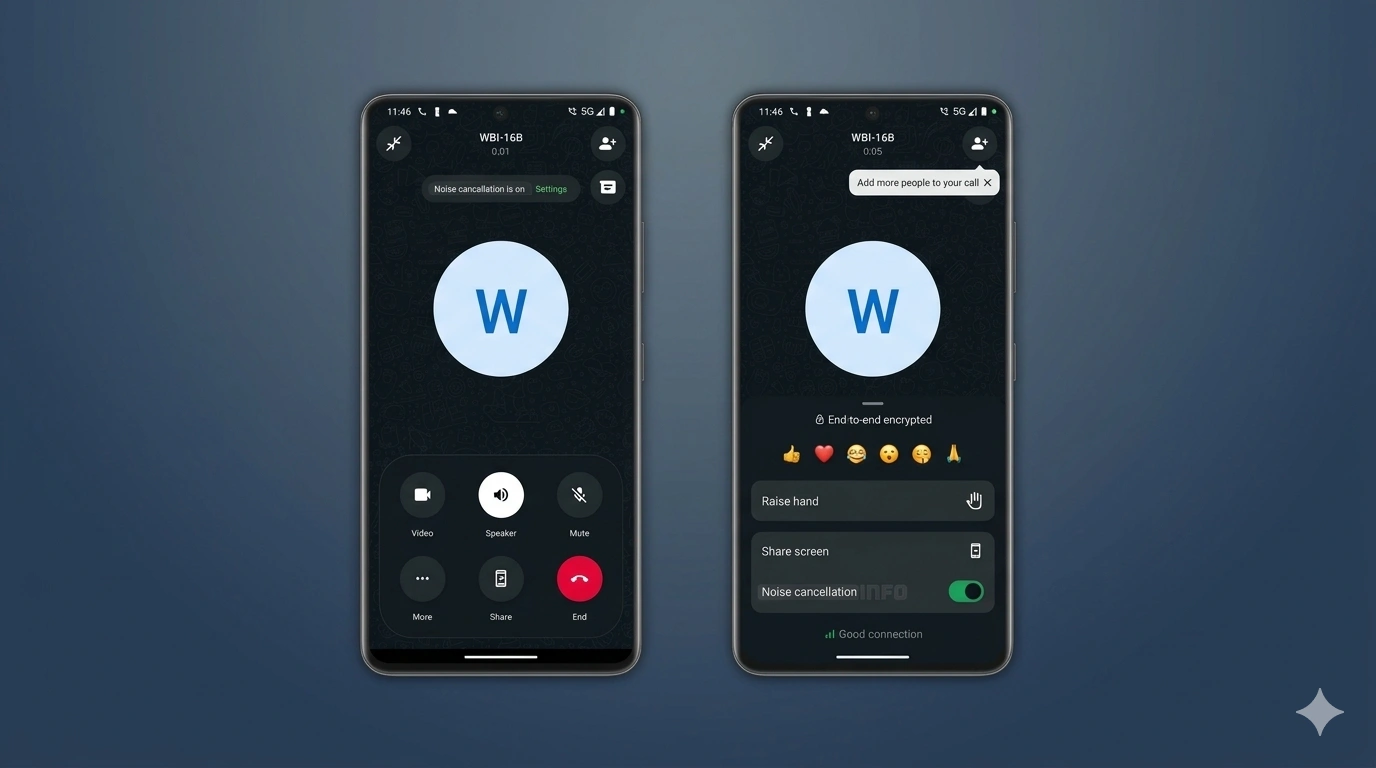 WhatsApp Begins Rolling Out Noise Cancellation for Calls