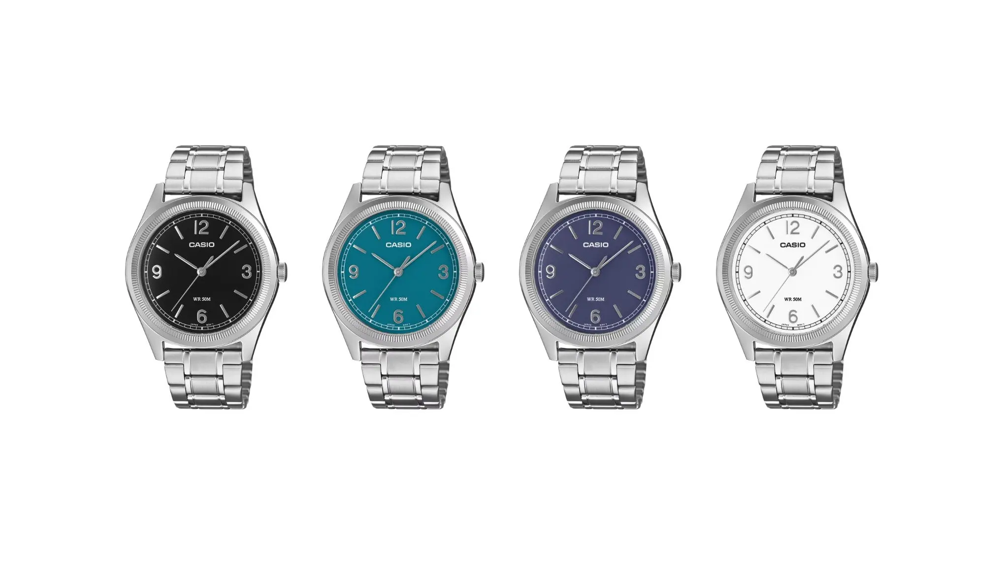 Casio unveils sleek minimalist metal watch in four color options