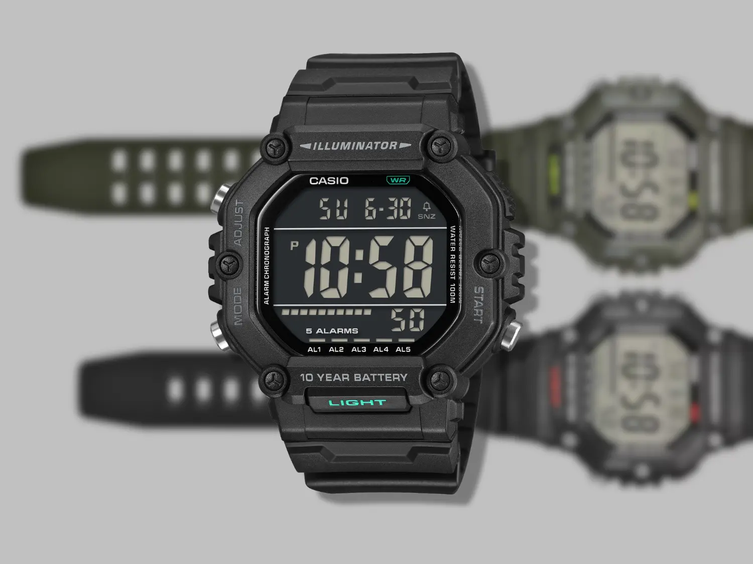 Casio unveils budget digital watches with 10-year battery life
