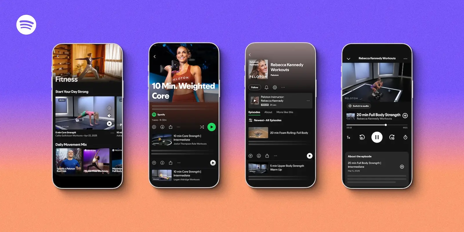 Spotify Expands Into Fitness Content With Peloton Partnership and Guided Workouts