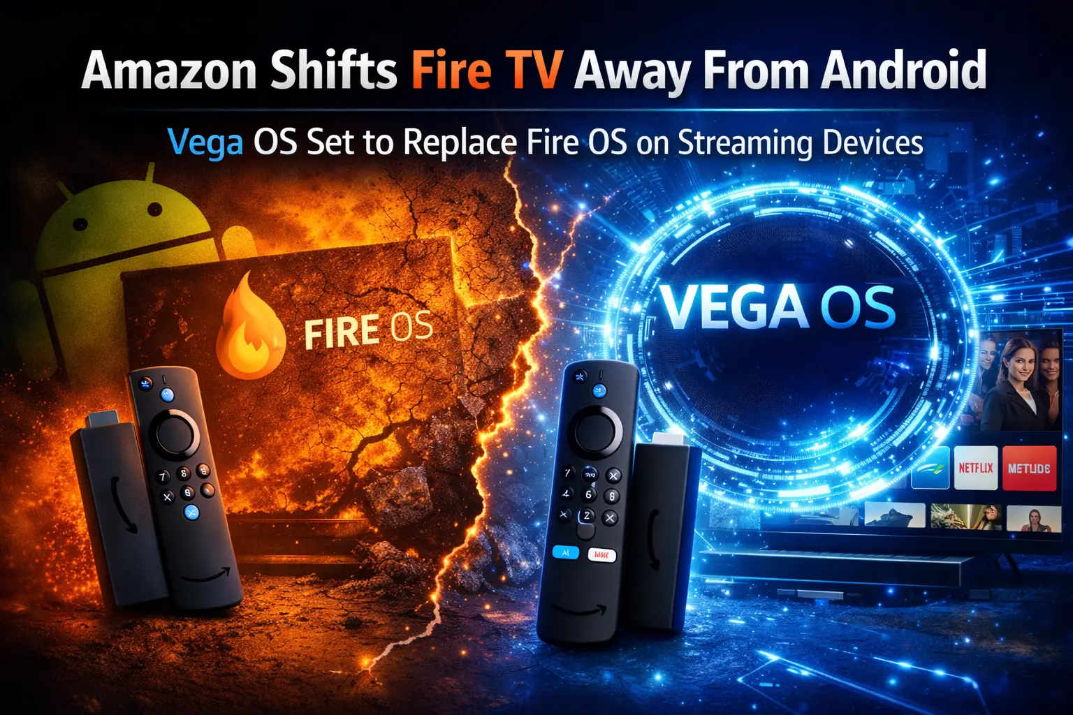 Amazon Shifts Fire TV Away From Android: Vega OS Set to Replace Fire OS Streaming Devices