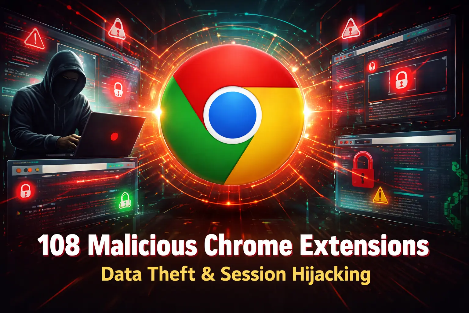 108 Malicious Chrome Extensions Exposed: How Hackers Stole User Data and Hijacked Sessions via Shared C2 Network