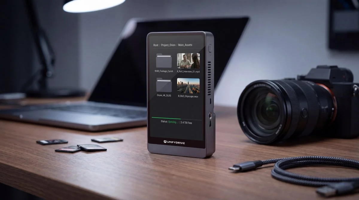 PixelMob Portable SSD Hands-On: Palm-Sized PC with Touchscreen, Thunderbolt 4, WiFi 6 & Built-In NAS Features