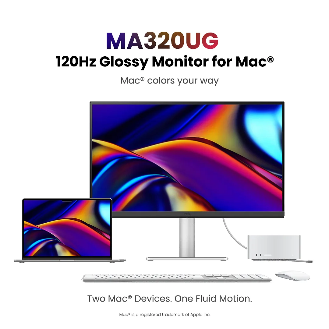 BenQ MA320UG Launches: New 32-Inch 4K 120Hz Monitor Built for Mac Users